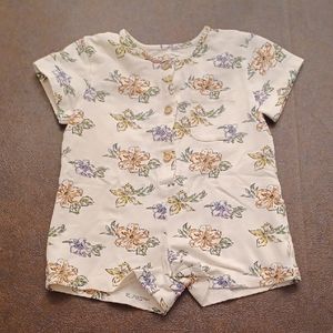 The New Society Floral Baby Romper Size 9m Girl/Boy